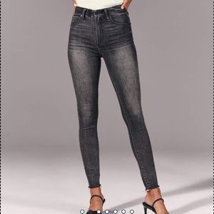 Abercrombie & Fitch Skinny Jeans - Faded Black